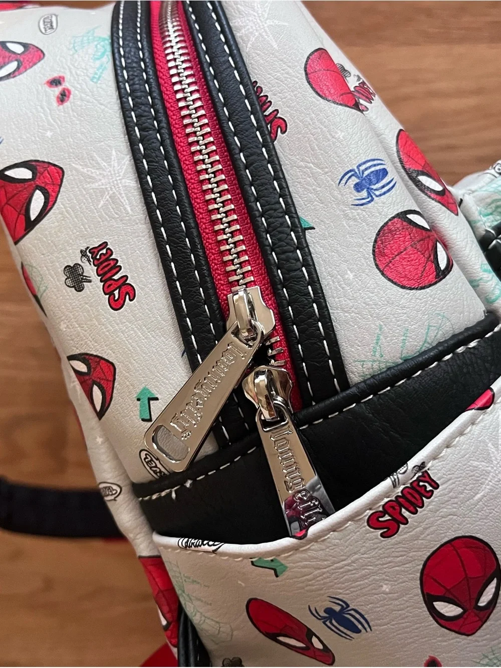 Loungefly Marvel White & Red Spider-Man Mini Backpack
